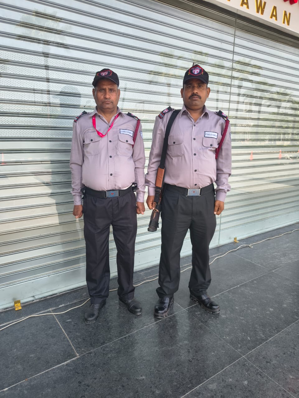 retail security guard in action